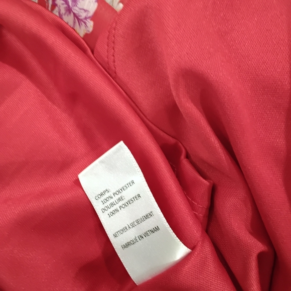 Lush Wome's Red Floral Dress Size Xs - Picture 6 of 8